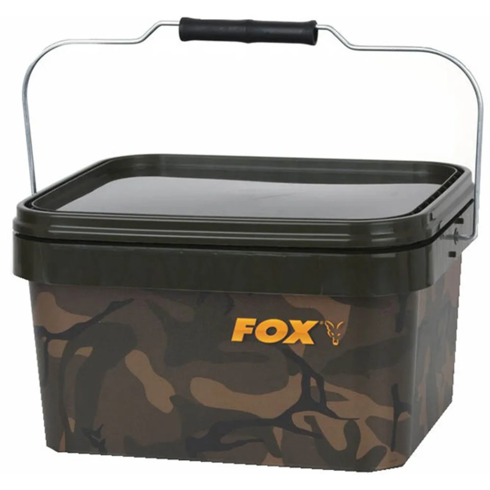 Fox Camo Square Bucket | 10 Liter | Emmer 2 Fox Camo Square Bucket | 10 Liter | Emmer - Afbeelding 2