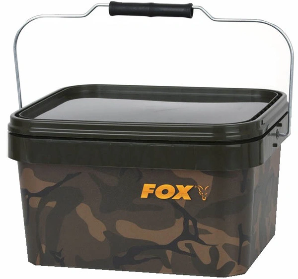 Fox Camo Square Bucket | 10 Liter | Emmer 1 Fox Camo Square Bucket | 10 Liter | Emmer