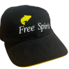 Free Spirit Five Panel Baseball Cap Black