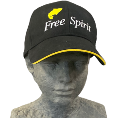Free Spirit Five Panel Baseball Cap Black -Hengels Verkoop free spirit five panel baseball cap black 2