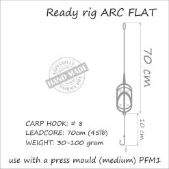 LIFE ORANGE In-line Carp Rig Arc Flat -Hengels Verkoop life orange in line carp rig arc flat 3