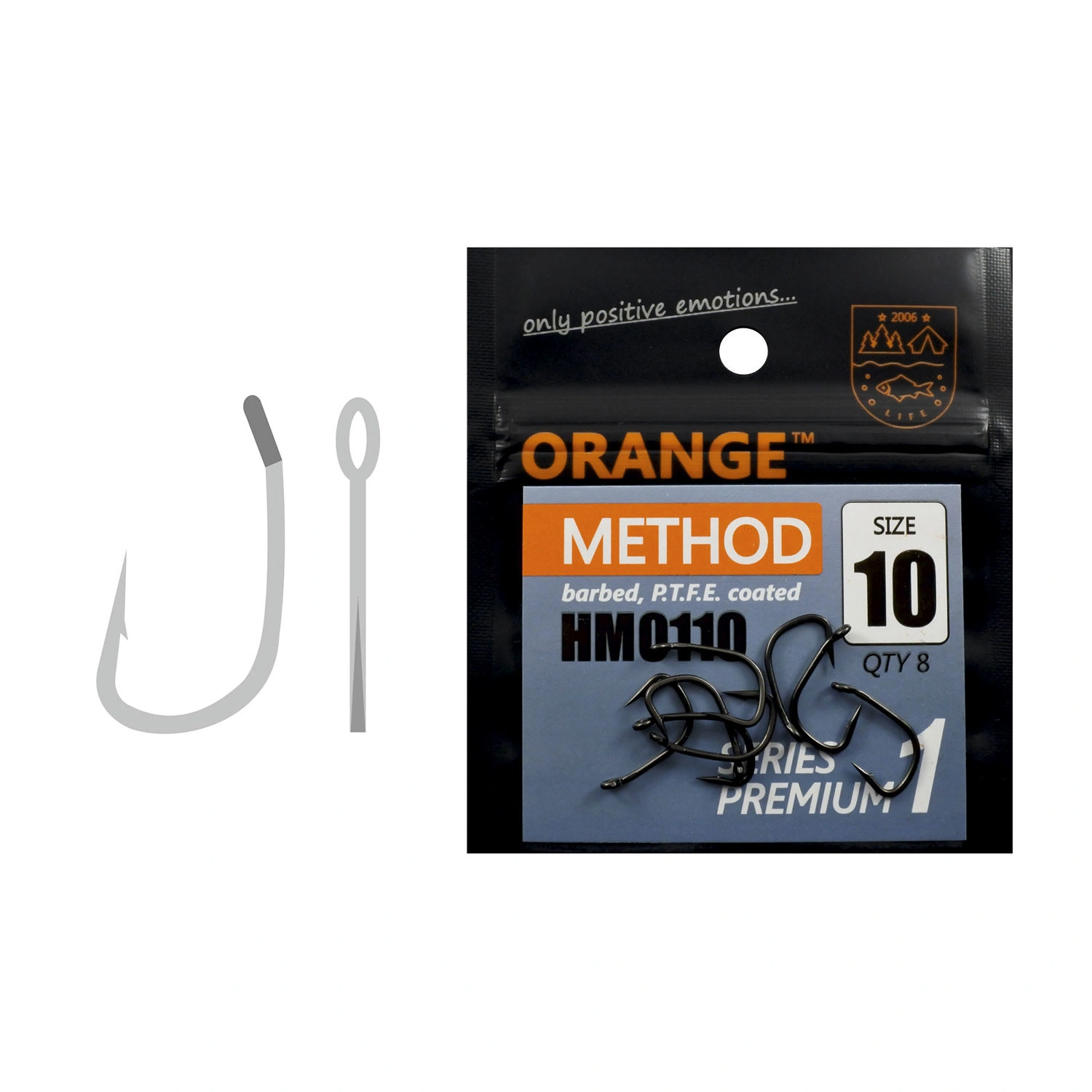 LIFE ORANGE Method Hair Rigs 2 LIFE ORANGE Method Hair Rigs - Afbeelding 2