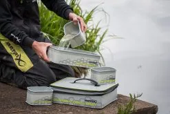 Matrix Fishing Eva Bait Cooler Tray - Light Grey -Hengels Verkoop matrix fishing eva bait cooler tray light grey 4