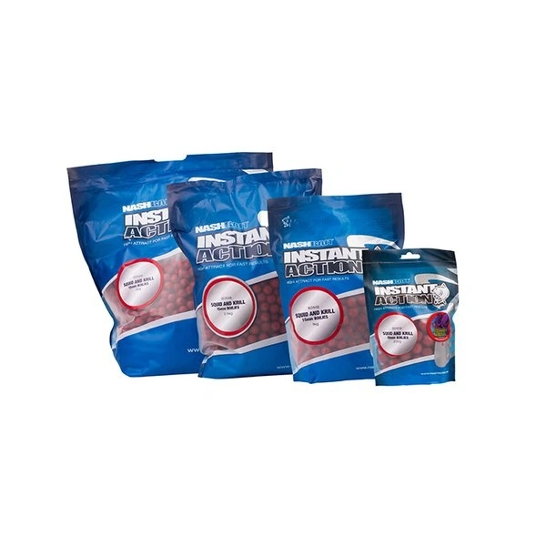 NASH Instant Action Squid & Krill Boilies (2.5kg) 1 NASH Instant Action Squid & Krill Boilies (2.5kg)