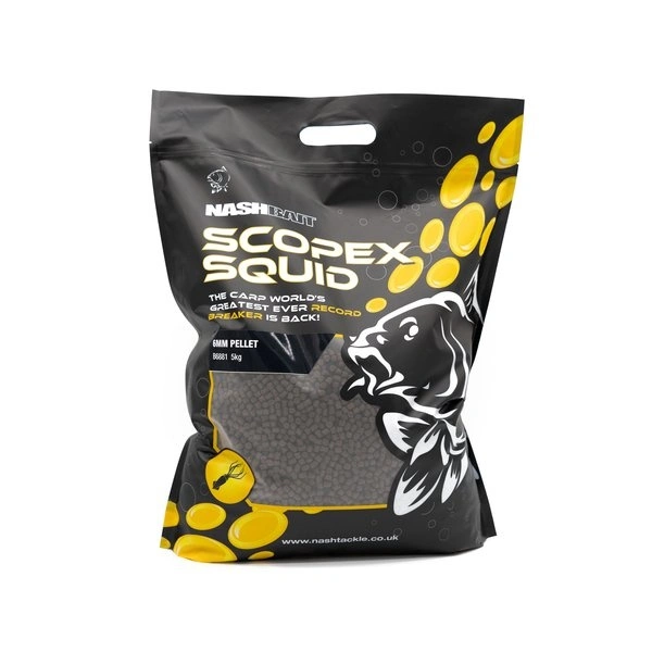 NASH Scopex Squid Feed Pellets - 5kg 1 NASH Scopex Squid Feed Pellets - 5kg
