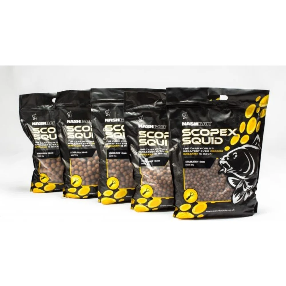 NASH Scopex Squid Stabilised Boilies (1kg) 2 NASH Scopex Squid Stabilised Boilies (1kg) - Afbeelding 2