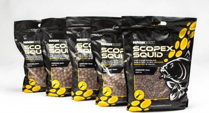 NASH Scopex Squid Stabilised Boilies (1kg) 1 NASH Scopex Squid Stabilised Boilies (1kg)