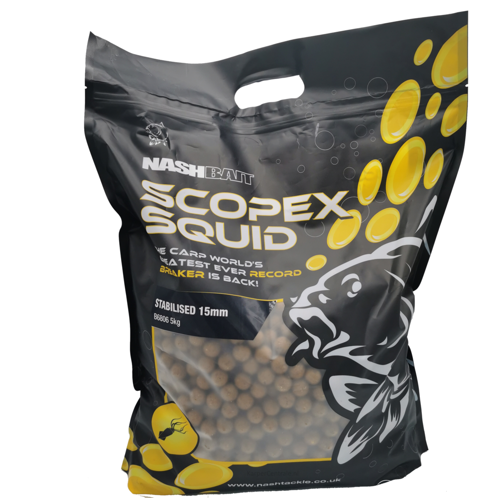NASH Scopex Squid Stabilised Boilies (5kg) 2 NASH Scopex Squid Stabilised Boilies (5kg) - Afbeelding 2