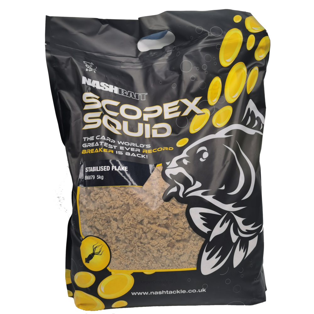 NASH Scopex Squid Stablised Flake (5kg) 2 NASH Scopex Squid Stablised Flake (5kg) - Afbeelding 2