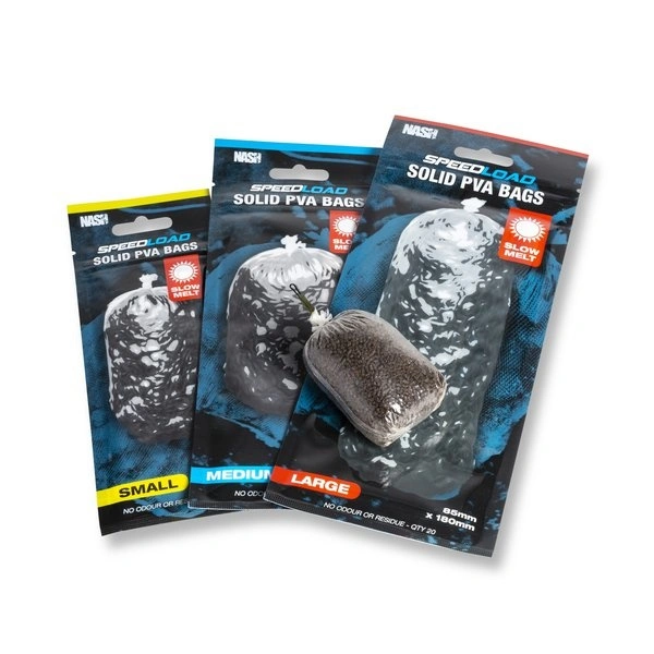 NASH Speedload Solid PVA Bags Slow Melt 1 NASH Speedload Solid PVA Bags Slow Melt