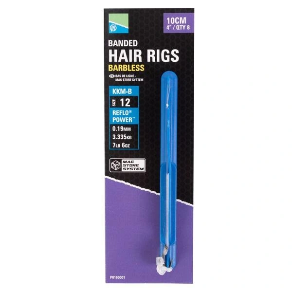 Preston Mss Banded Hair Rig Barbless Kkm-b 1 Preston Mss Banded Hair Rig Barbless Kkm-b