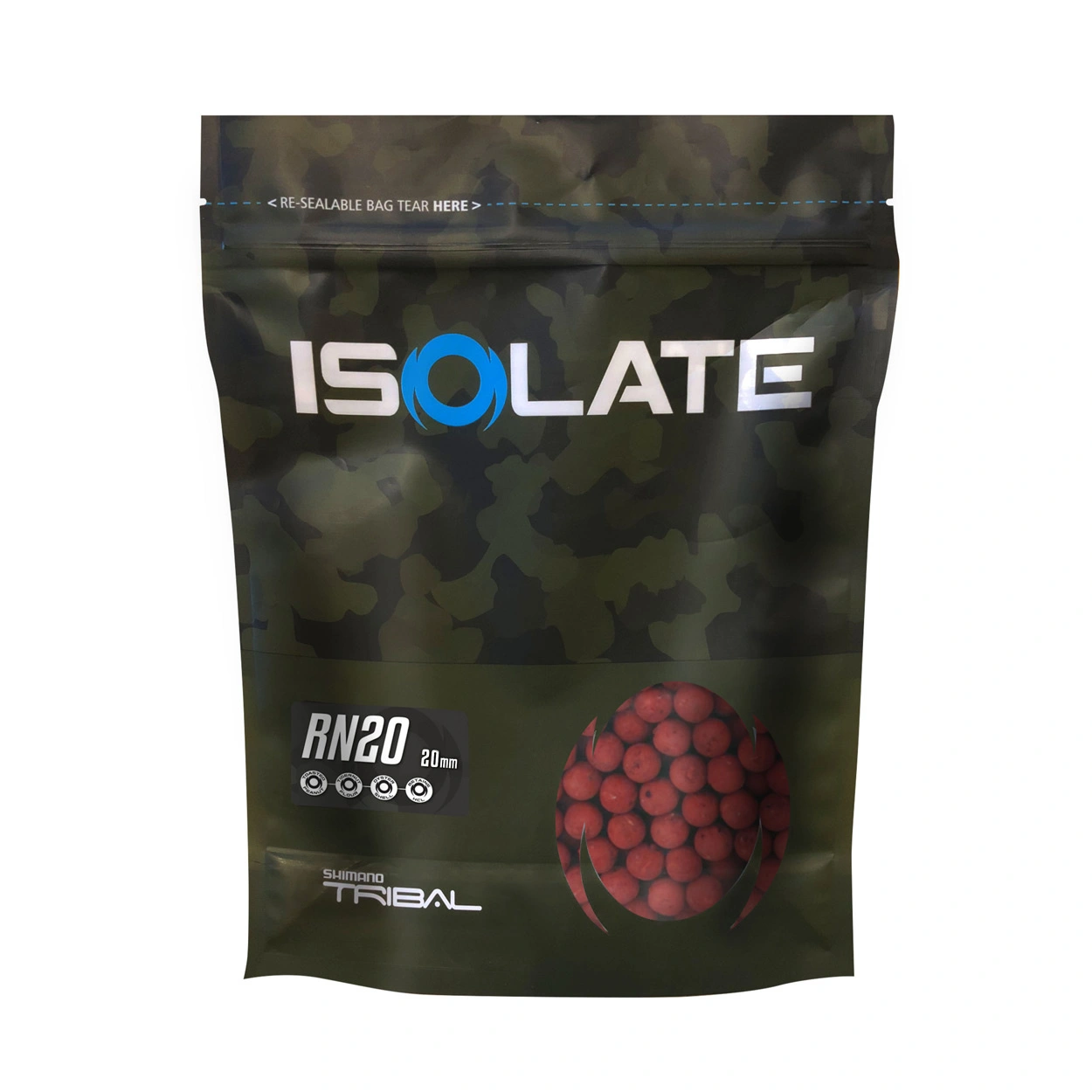 Shimano Isolate RN20 'Red Nut' Boilies (1kg) 1 Shimano Isolate RN20 'Red Nut' Boilies (1kg)