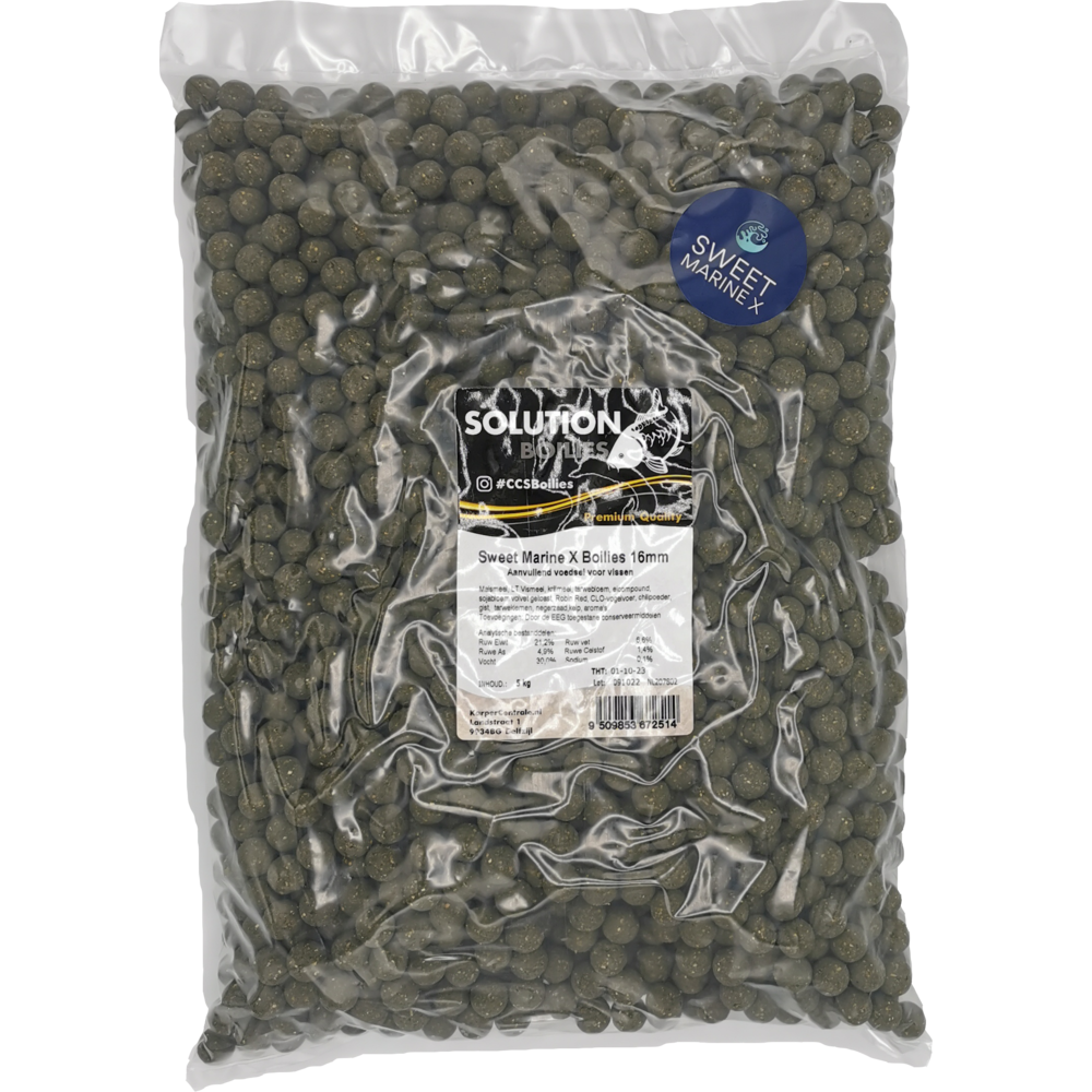 Solution Boilies Sweet Marine X Boilies | 5KG 2 Solution Boilies Sweet Marine X Boilies | 5KG - Afbeelding 2