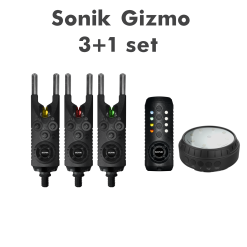Sonik Gizmo 3+1 Alarm + Bivvy Lamp | Beetmelder Set (R & Ge & Gr)