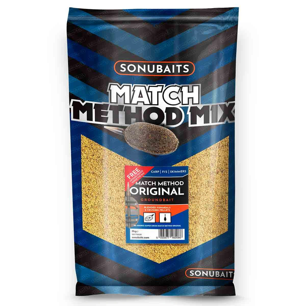 Sonubaits Groundbait Match Method Mix Original 1 Sonubaits Groundbait Match Method Mix Original